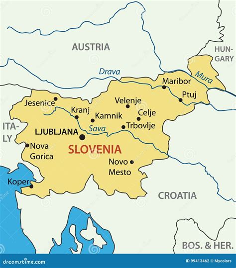 mapa eslovenia.